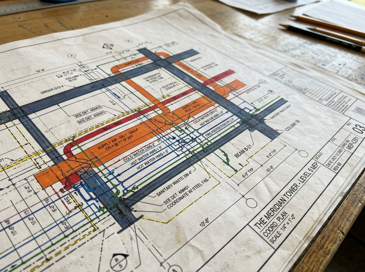 MEP utility drawings