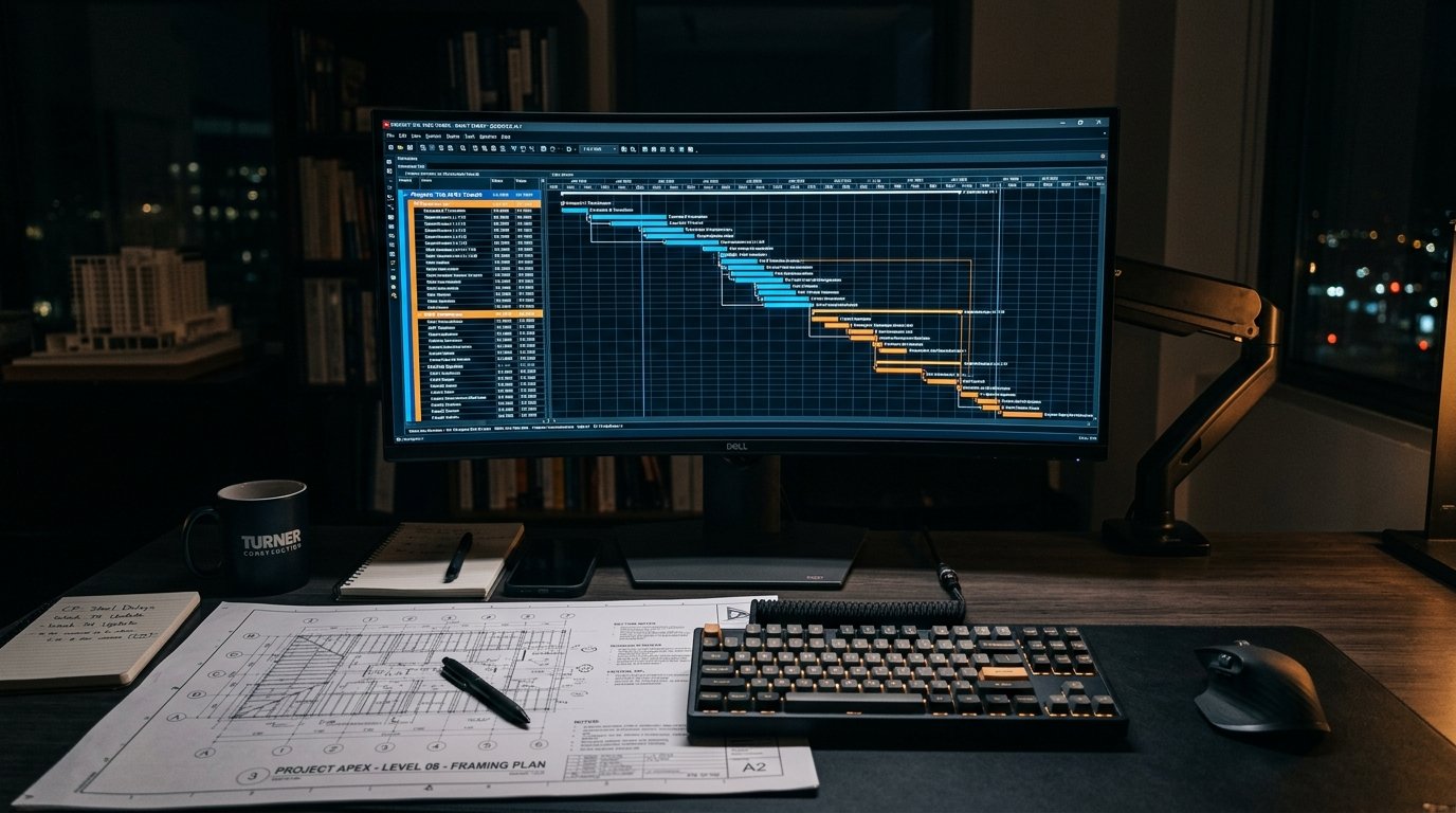 Primavera Scheduling timeline